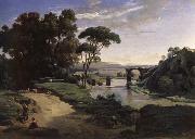 Corot Camille, The bridge of Narni.